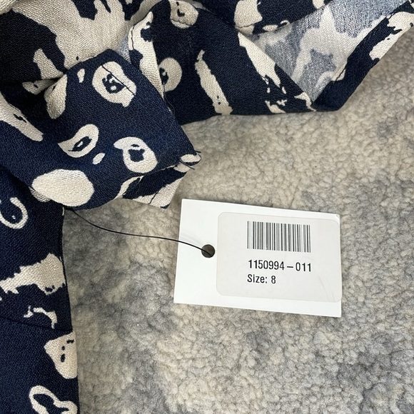 NWT Rebecca Vallance Flores Wrap effect Ruffled Printed Crepe Mini Dress 4 - Picture 13 of 14